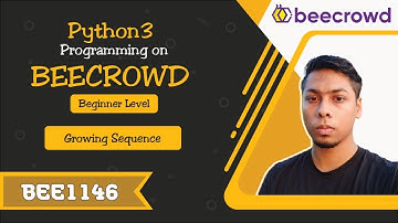 BEE 1146 - Growing Sequence Solution | Python3 Programming on Beecrowd Beginner Day 68