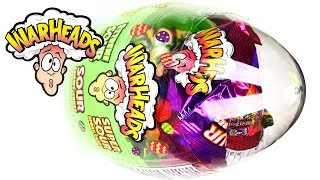 Warheads Suuper Sour Surprise Eggs Unboxing Full Of Surprise Sweet Sour Candy And More