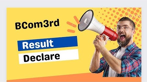 Result Declared || BCom 3rd Year  यूनिवर्सिटी रिजल्ट कैसे देखें || CCS University Meerut ||