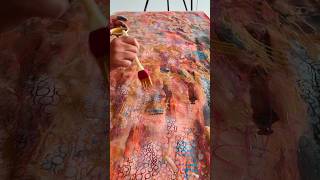 Abstract Painting Process That's Oddly Satisfying