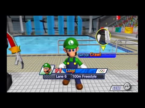 Mario Sonic At The Olympic Games Jupiter Circuit Luigi Playthrough