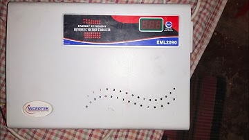 Microtek stabiliser no output voltage problem
