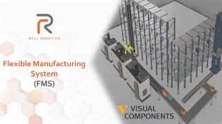 Flexible Manufacturing System (FMS) with Visual Components