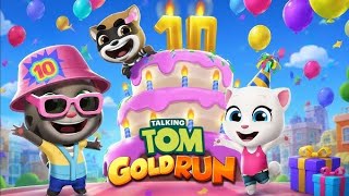Talking Tom Gold Run 10th Anniversary | Party Tom Gameplay | Party Tom Endless Walkthrough screenshot 5