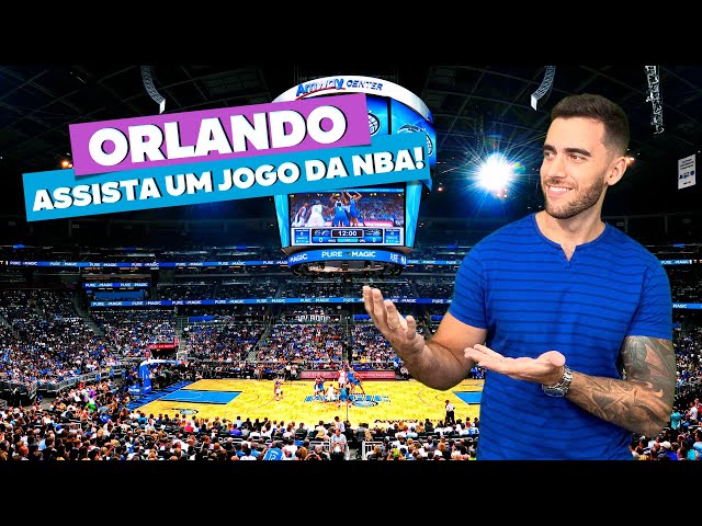 FOMOS EM UM JOGO DE BASQUETE NOS ESTADOS UNIDOS - ORLANDO MAGIC