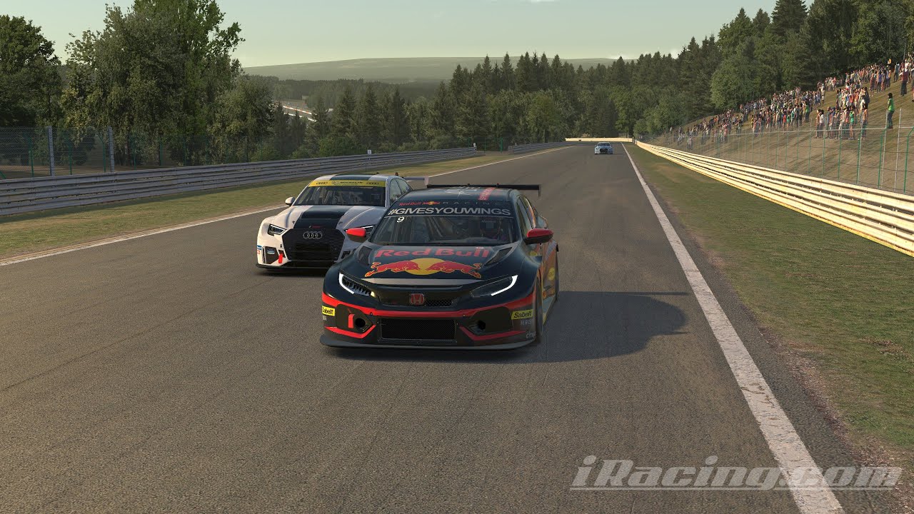 IRacing. Spa. Touring car challenge. Honda civic type R