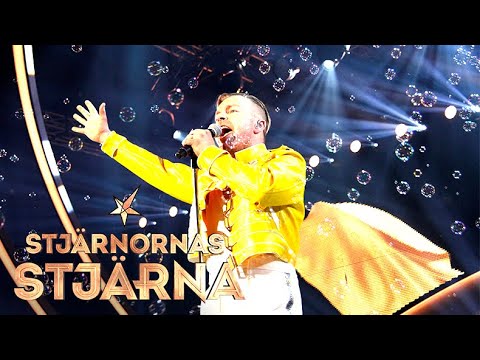 Casper Janebrink sjunger We are the champions i Stjärnornas stjärna 2018
