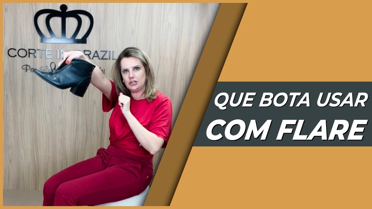 bota texana calÃ§a flare com lycra