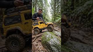 Troller miniatura ultrarealista em terreno acidentado #miniature #minia #offroad #rc #ai #car
