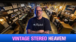 AMAZING Vintage Stereo Store Tour! It's Skylabs!