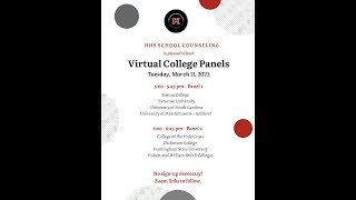 Insiders' Guide to College Admissions 2025 (Panel 1)