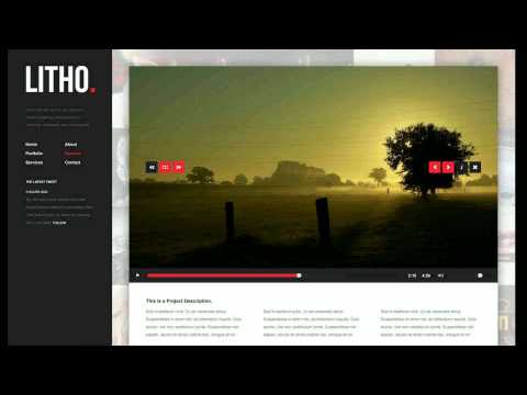 Litho | A Design for Visual Enthusiasts PSD