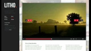 Litho | A Design for Visual Enthusiasts PSD