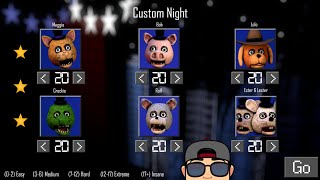 6/20 MODE!!! | FIVE NIGHTS AT MAGGIE'S 3 REBOOT | MODO 6/20 | CUSTOM NIGHT | FNAF FAN GAME 2024 |