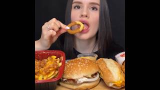 ASMR EATING BURGER KING MUKBANG asmr mukbang burgerking burger