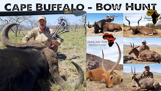 Hunting Buffalo and Plains Game with bow and a few rifle hunts.