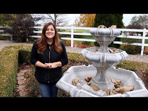 How to Winterize Your Fountain ❄️// Garden Answer
