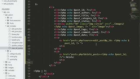 How to Edit post data Part-1 | Complete CMS in php