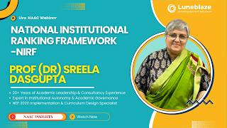 NIRF Ranking Framework Explained | Expert Webinar NIRF Ranking Framework Explained | Expert Webinar
