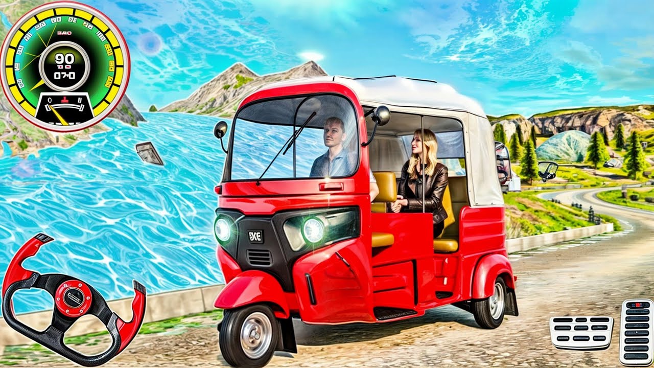 Tuk Tuk Auto Rickshaw Racing|| Best Auto Rickshaw Game Video|| Android ...