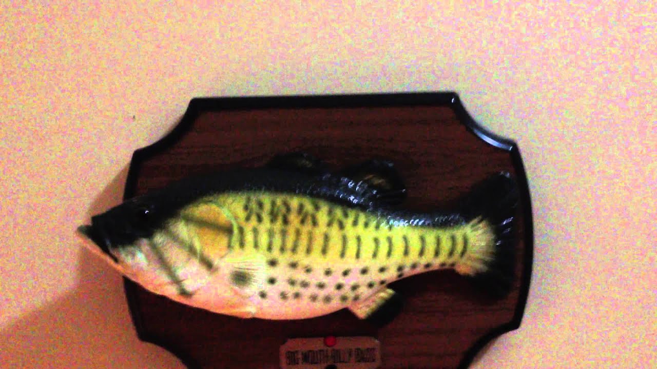 Vintage original big mouth billy bass fish thé singing sensation