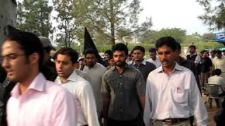 qau students protest nov 10