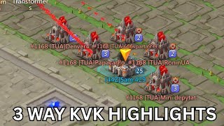 3 Way KVK Highlights. Mixed Rallies. Mythic Rally Trap. Solo Trap KVK. Lords mobile
