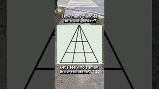 Celebrity How many triangles are in this picture? Let’s see who’s smart in the comments 📚👀 #memes #fyp #iq Wealth