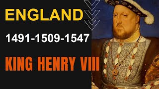 Henry VIII the second Tudor King of England 1491-1509-1547 short biography