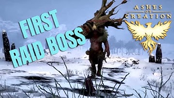 Ashes of Creation - Alpha Two Cyclops - RAID Combat Preview