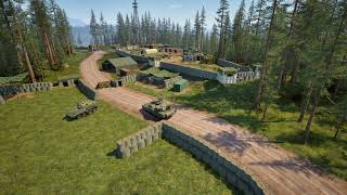 Уничтожение техники в предгорьях Канады в SQUAD 9.0