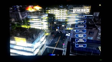 Command & Conquer: Generals Universe Main Menu