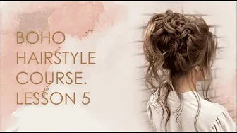 Boho Hairstyle with Quick Dividing and Time Saving Techniques