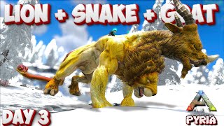 Can I Tame the Mythical Half Lion Half Snake? - Ark Survival Evolved-ARK PYRIA - DAY 3 screenshot 3