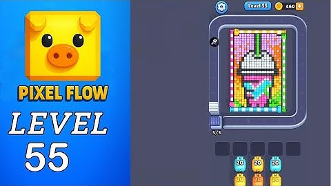 Pixel Flow Level 55 Walkthrough