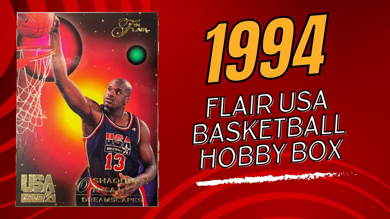1994 USA Flair Basketball Box Break 🏀 Shaq Kemp Miller and more! 🌟