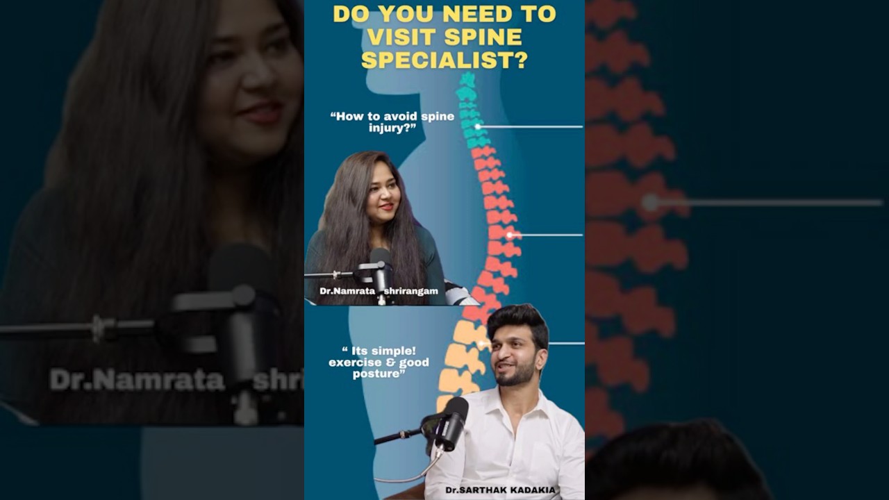 Are we killing our spine with our lifestyle?watch our podcast with spine specialist #spinepain