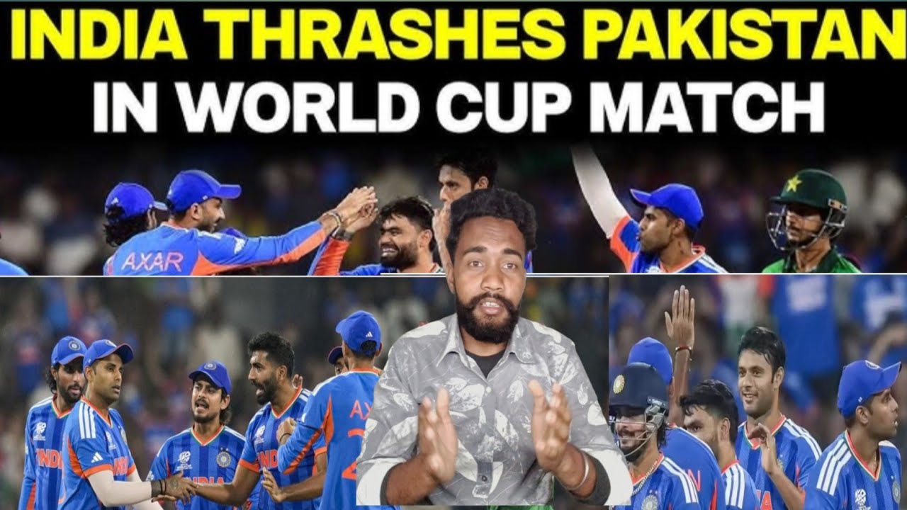 INDIA THRASHES PAKISTAN IN WORLD CUP MATCH (Ishan kishan 77 Of 44 Balls)