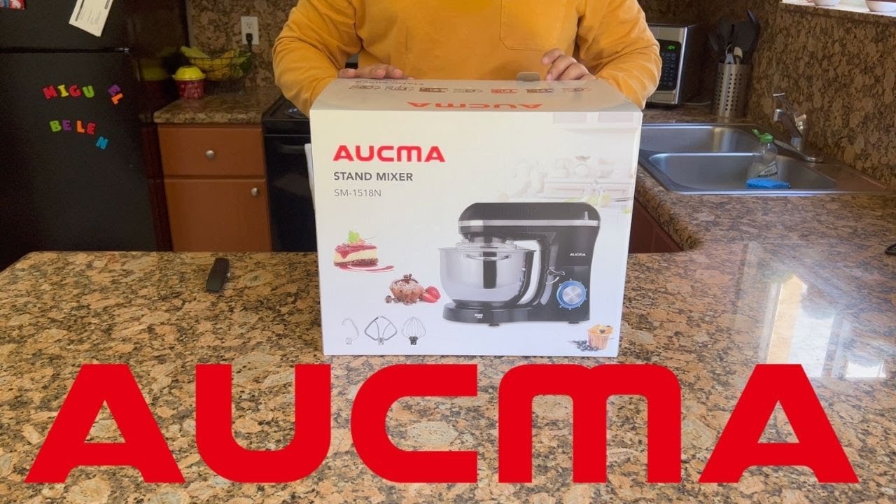 Aucma 6.5-QT 660W 6-Speed Stand Mixers