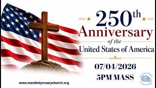 Sunday Vigil Mass 5PM - 07/04/2026