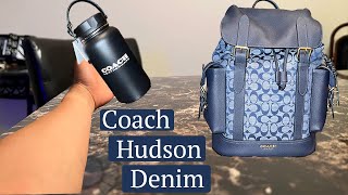 Coach Hudson Denim Backpack