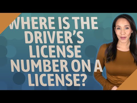 Video: Jednoduché způsoby, jak najít číslo řidičského průkazu: 9 kroků