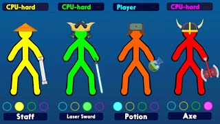 Supreme Duelist Stickman All Weapons 2022 Gameplay ( android / ios ) screenshot 5