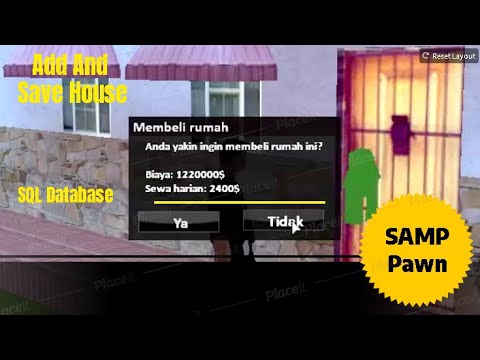 How Add And Save House in SQL Database Information Enum Gamemode Family Pickup GTA SAMP Pawn Script