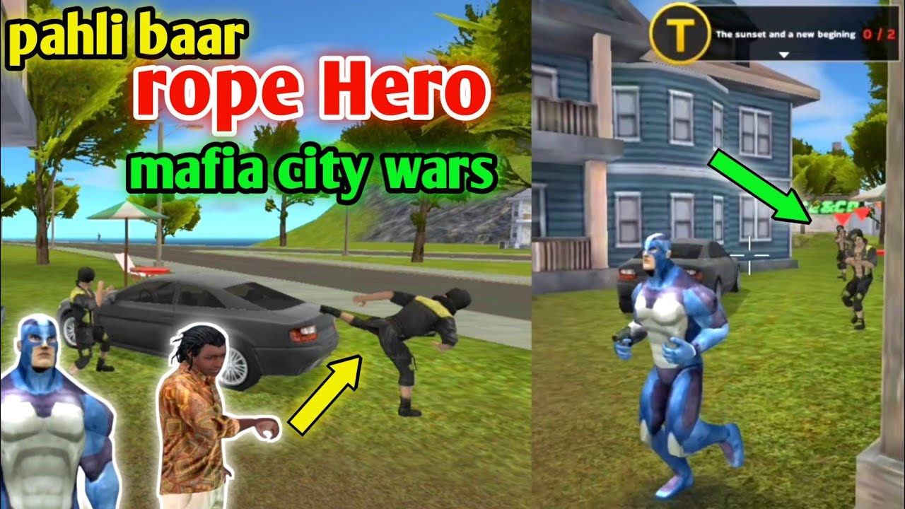 First Mission Completed | Rope Hero Mafia City Wars First Gameplay Hindi | Shigavaming
