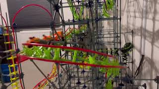 Knex rollercoaster iron ratter test 3