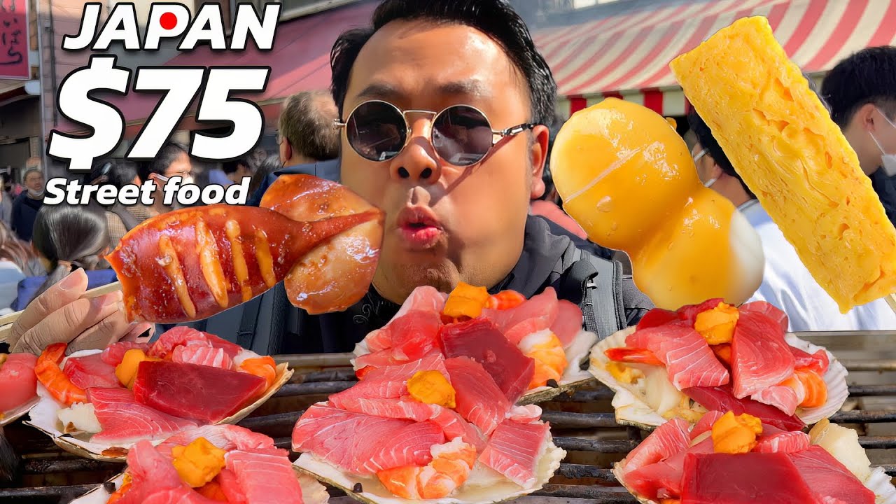 $75 กินแหลกสตรีทฟู้ดญี่ปุ่น 24 ชั่วโมง Tokyo Japan