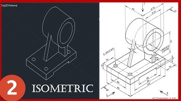 ISOMETRIC DRAWING IN AUTOCAD #2