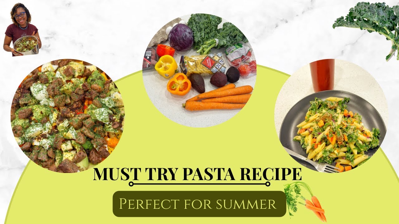 LOADED PASTA SALAD RECIPE | EASY & HEALTHY MEAL | SUMMER TREATS