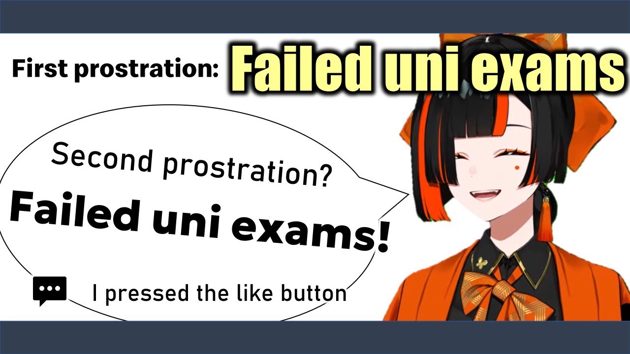 Two-time Exam Retaker 【Choya Hanabi | VSPO! ENG SUB】